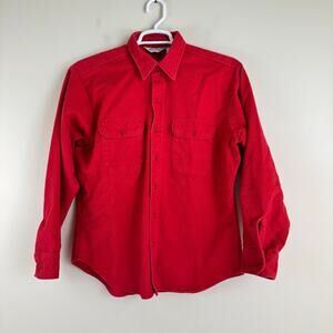 Vintage Five Brother Shirt Mens Large 16 16.5 Flannel Cabincore Made In USA READ